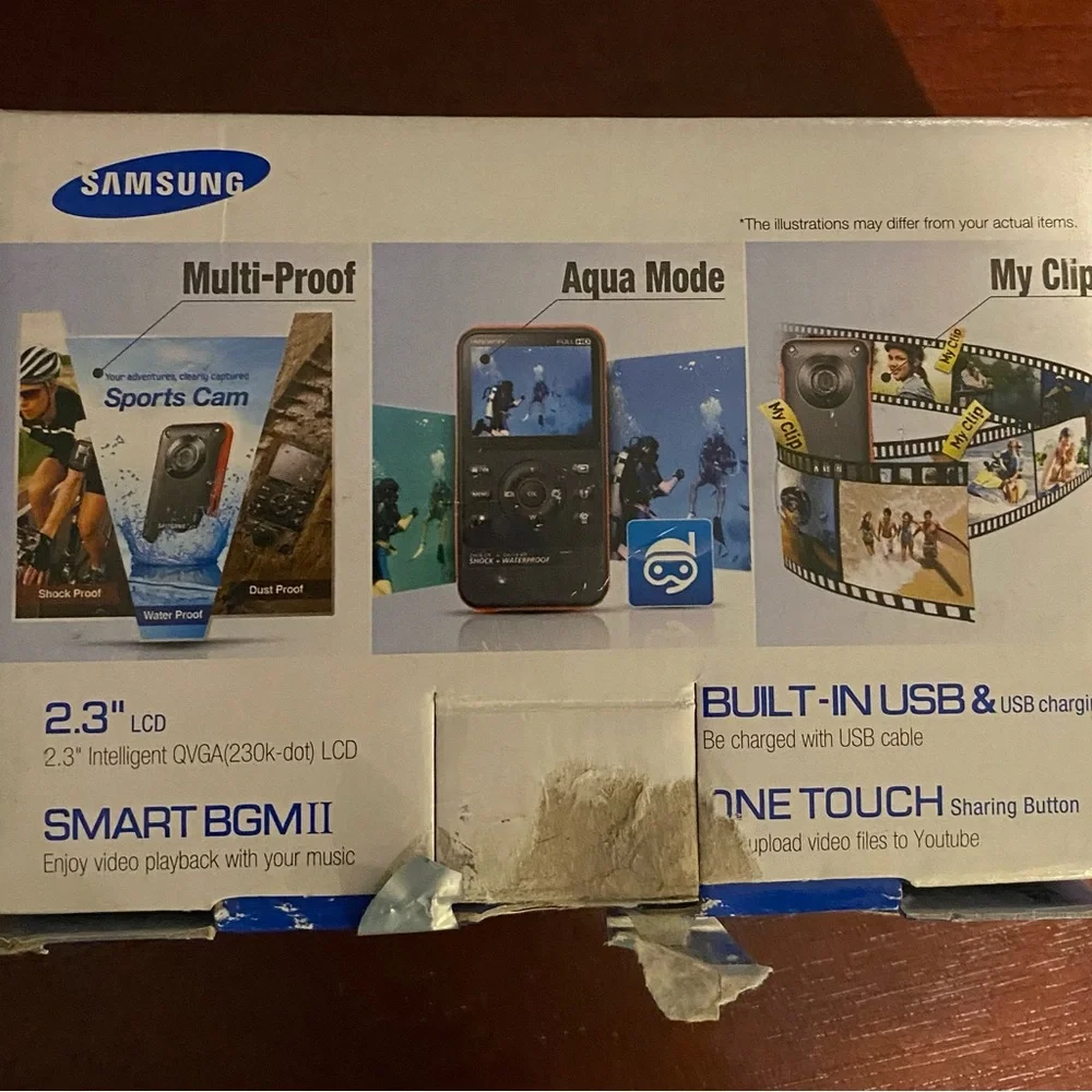 Samsung HMX-W300 Full HD pocket waterproof camcorder